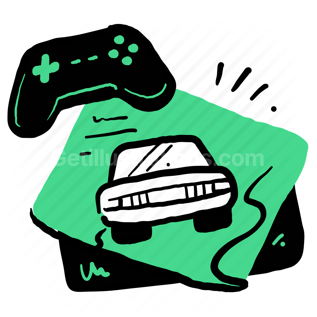 Gaming Industry illustration